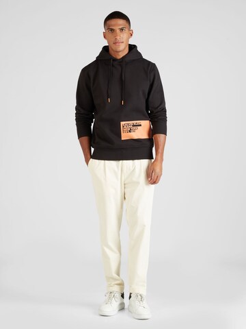 Calvin Klein Jeans Sweatshirt 'Stencil' in Zwart