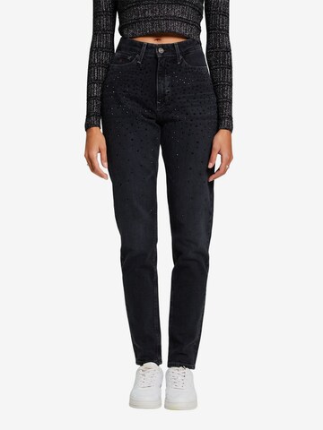 ESPRIT Regular Jeans in Zwart: voorkant