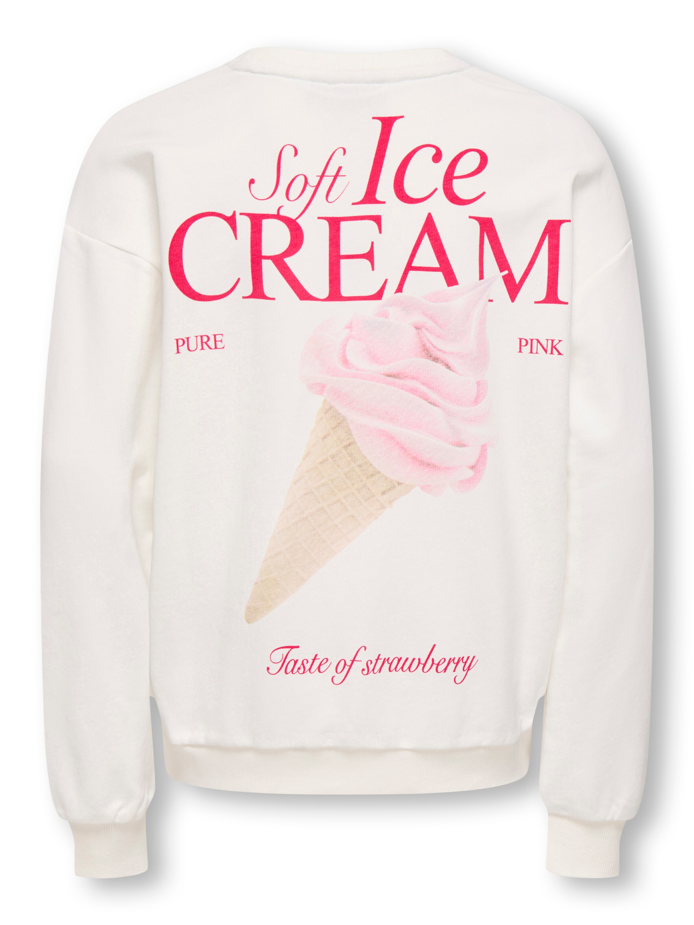 ONLY GIRLS Sweatshirt in Weiß