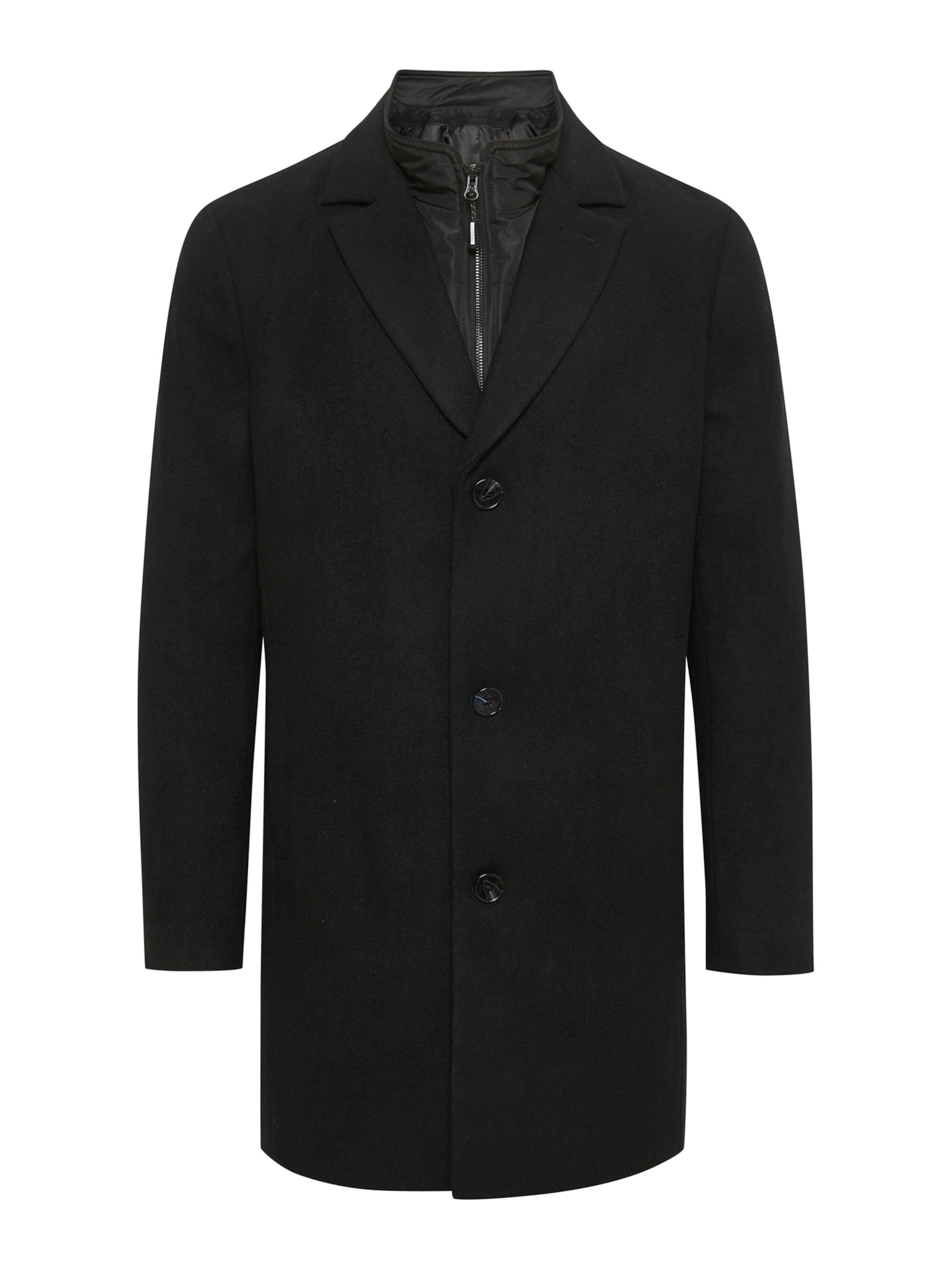 Matinique Mantel 'MATrace Insert' in Schwarz: Vorderseite