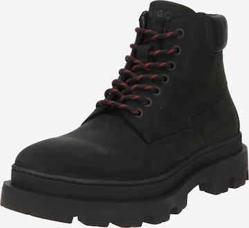 HUGO Red Lace-Up Boots 'Graham' in Black: front