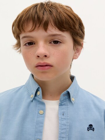 Scalpers Regular Fit Alpha Bd Shirt Kids ' ' in Blau