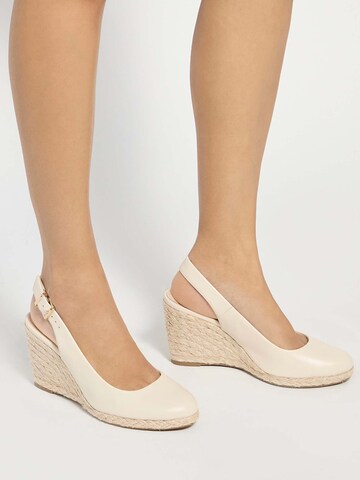 Dune LONDON Slingpumps 'Capable' in Beige