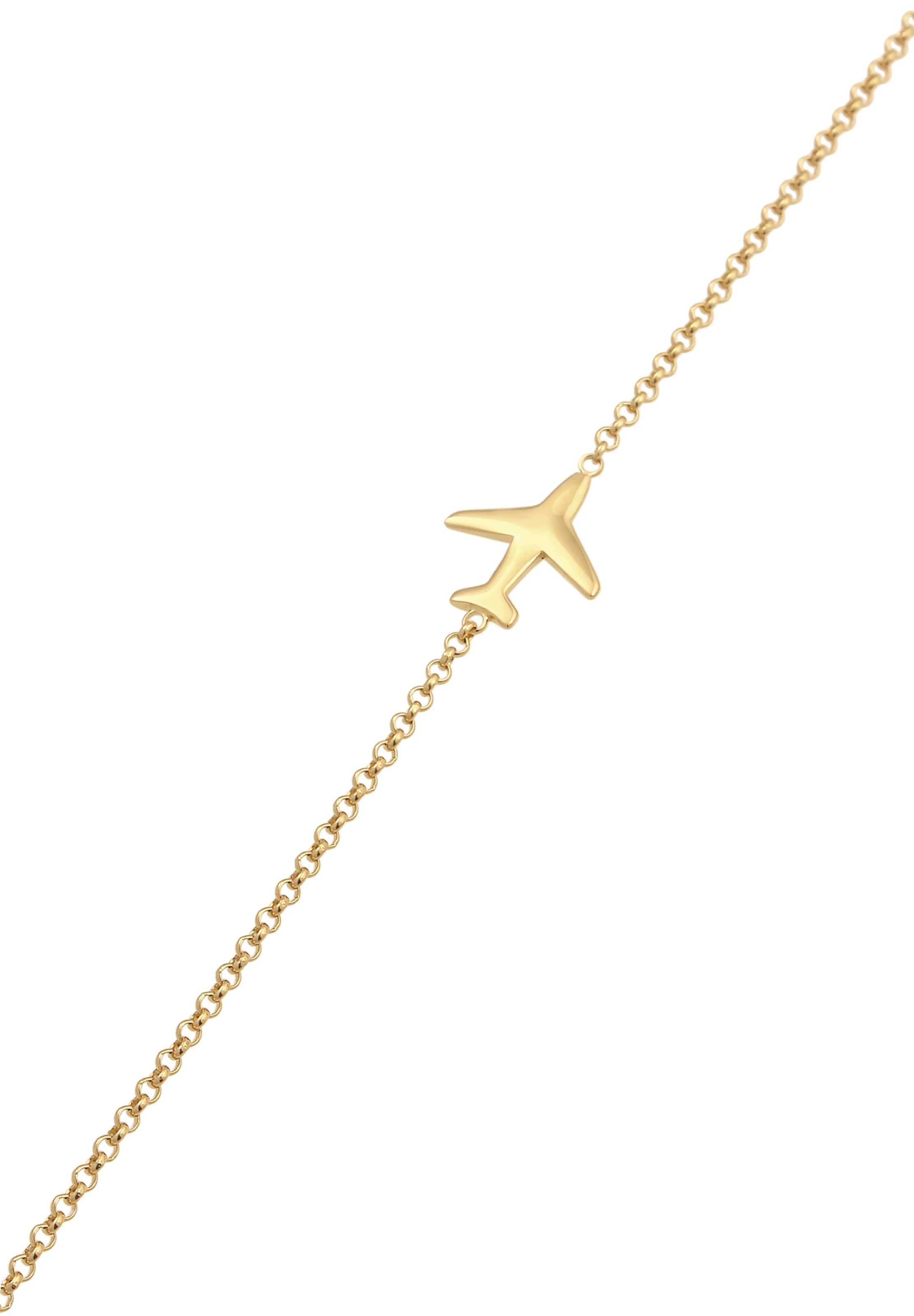 Chaîne 'Flugzeug' ELLI en or