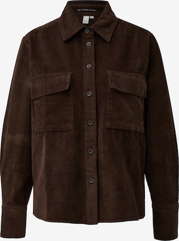 QS Tussenjas in Bruin: voorkant