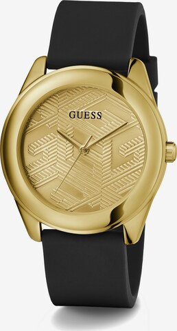 GUESS Analoog horloge 'Cubed' in Zwart