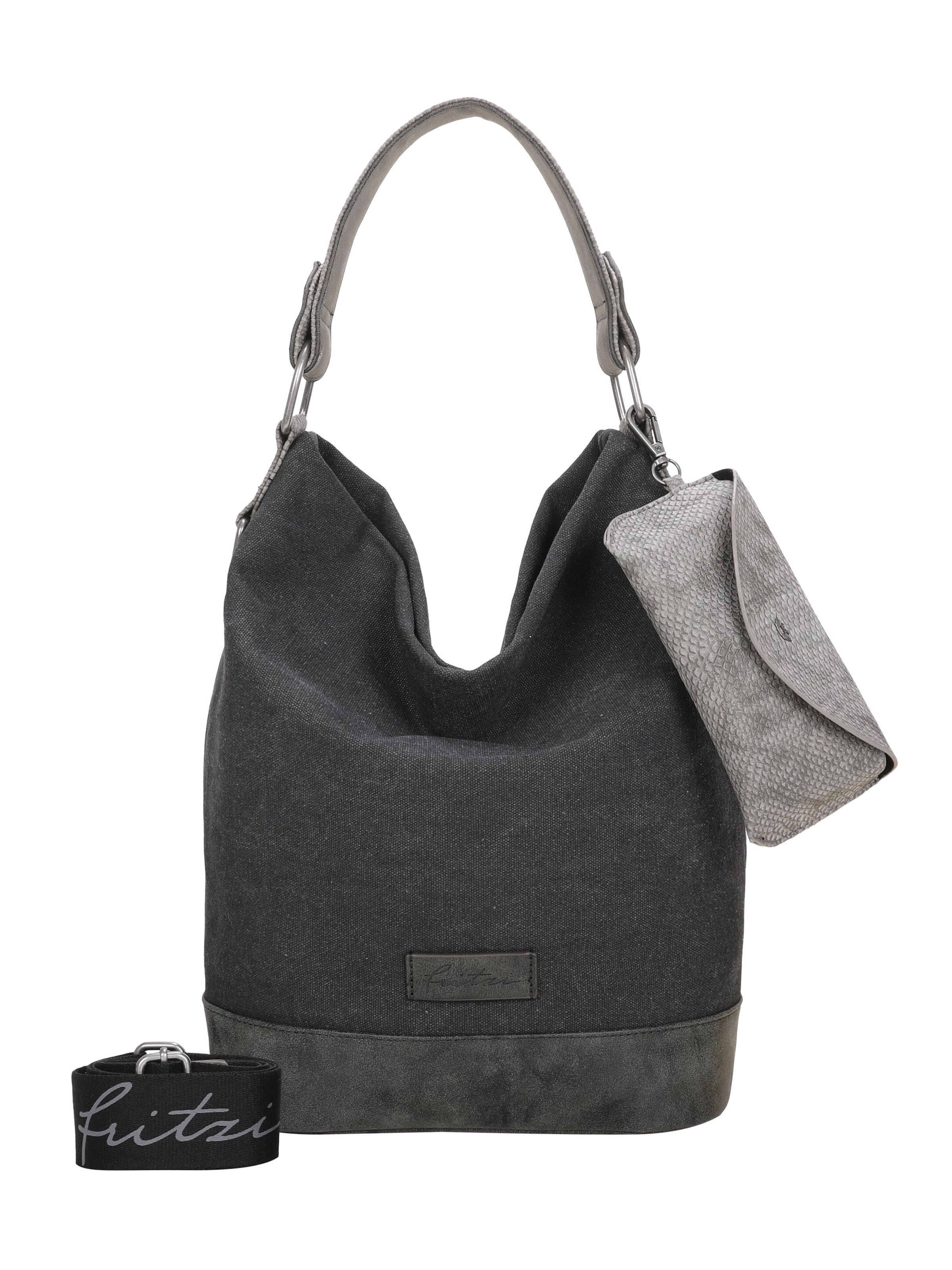 Fritzi aus Preußen Tasche 'Izzy07-Olga' in Schwarz: Vorderseite