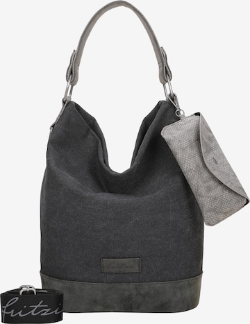 Fritzi aus Preußen Tasche 'Izzy07-Olga' in Schwarz: Vorderseite