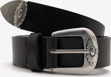 Ceinture Pull&Bear en noir : devant