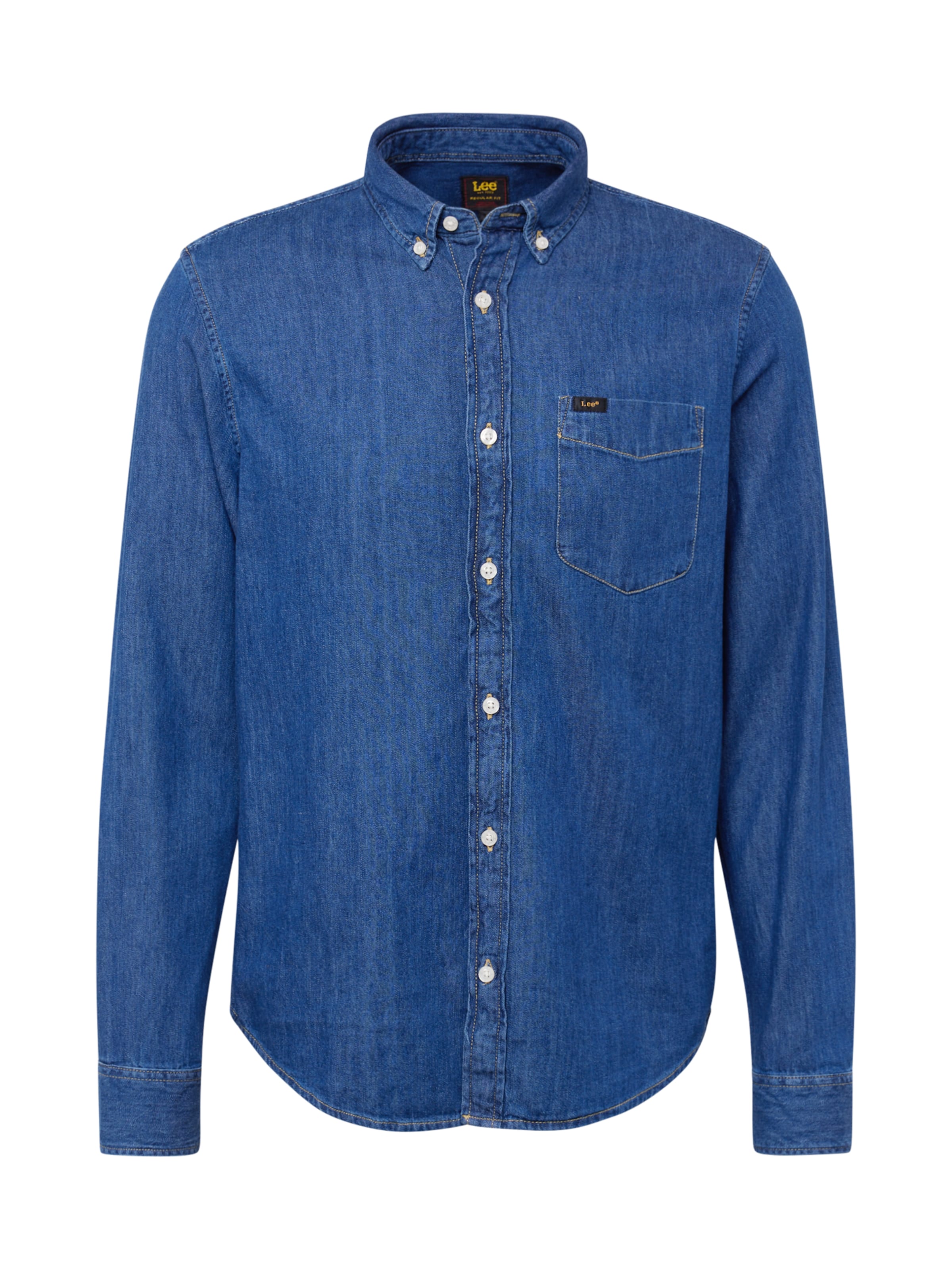 Lee Button Up Shirt in Blue: front