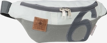 360 Grad Fanny Pack ' Knoten ' in White: front