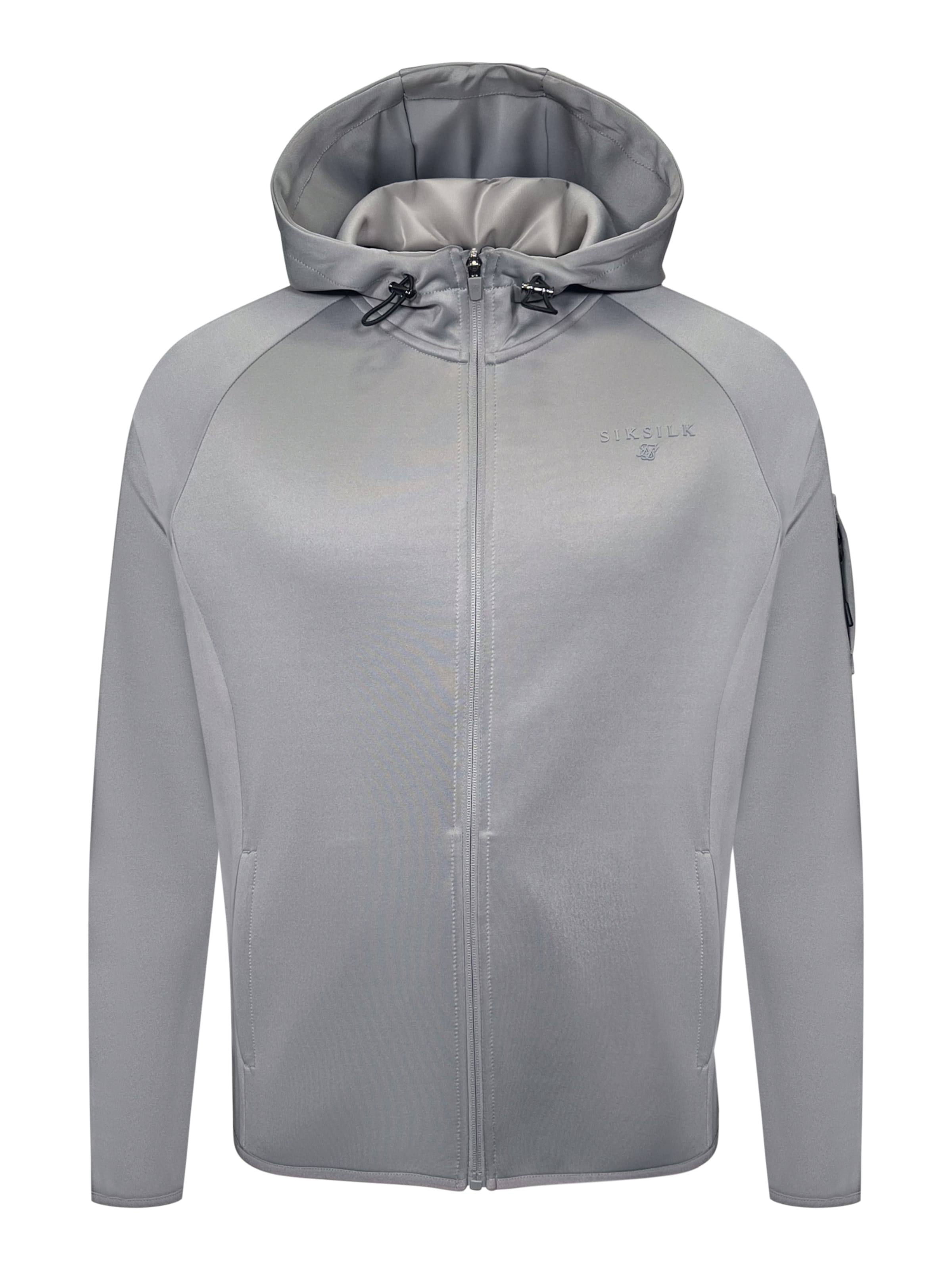 SikSilk Sweatshirt in Grey: front
