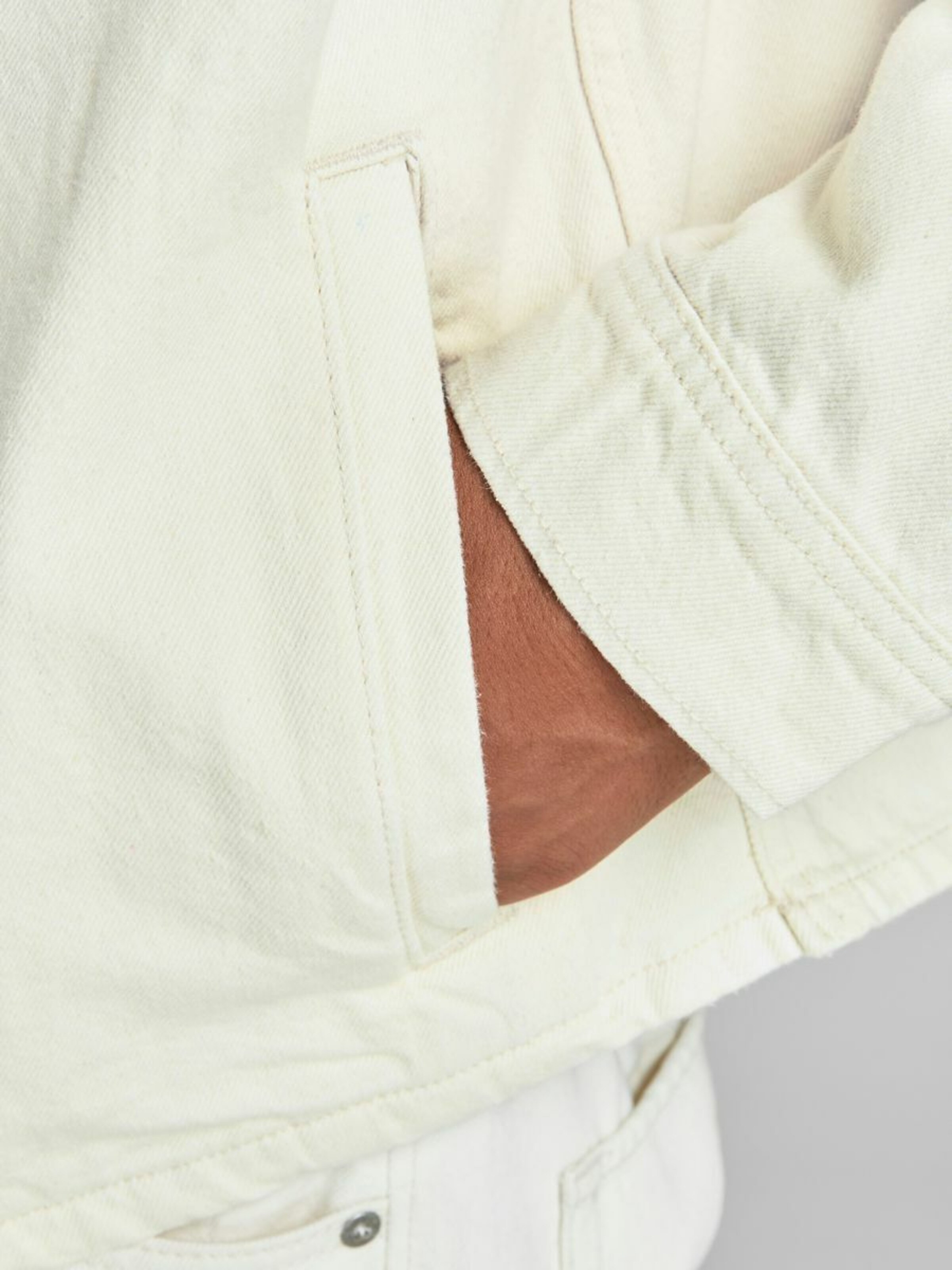 Männer Jacken JACK & JONES Jacke in Ecru - OD18861 Männer Jacken JACK & JONES Jacke in Ecru - OD18861