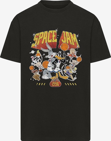 Maglietta 'Space Jam Tune Squad' di Merchcode in nero: frontale