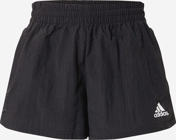 Pantalon de sport ADIDAS SPORTSWEAR en noir : devant