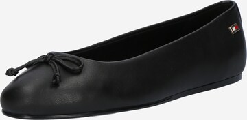TOMMY HILFIGER Ballet Flats 'ESSENTIAL CHIC' in Black: front