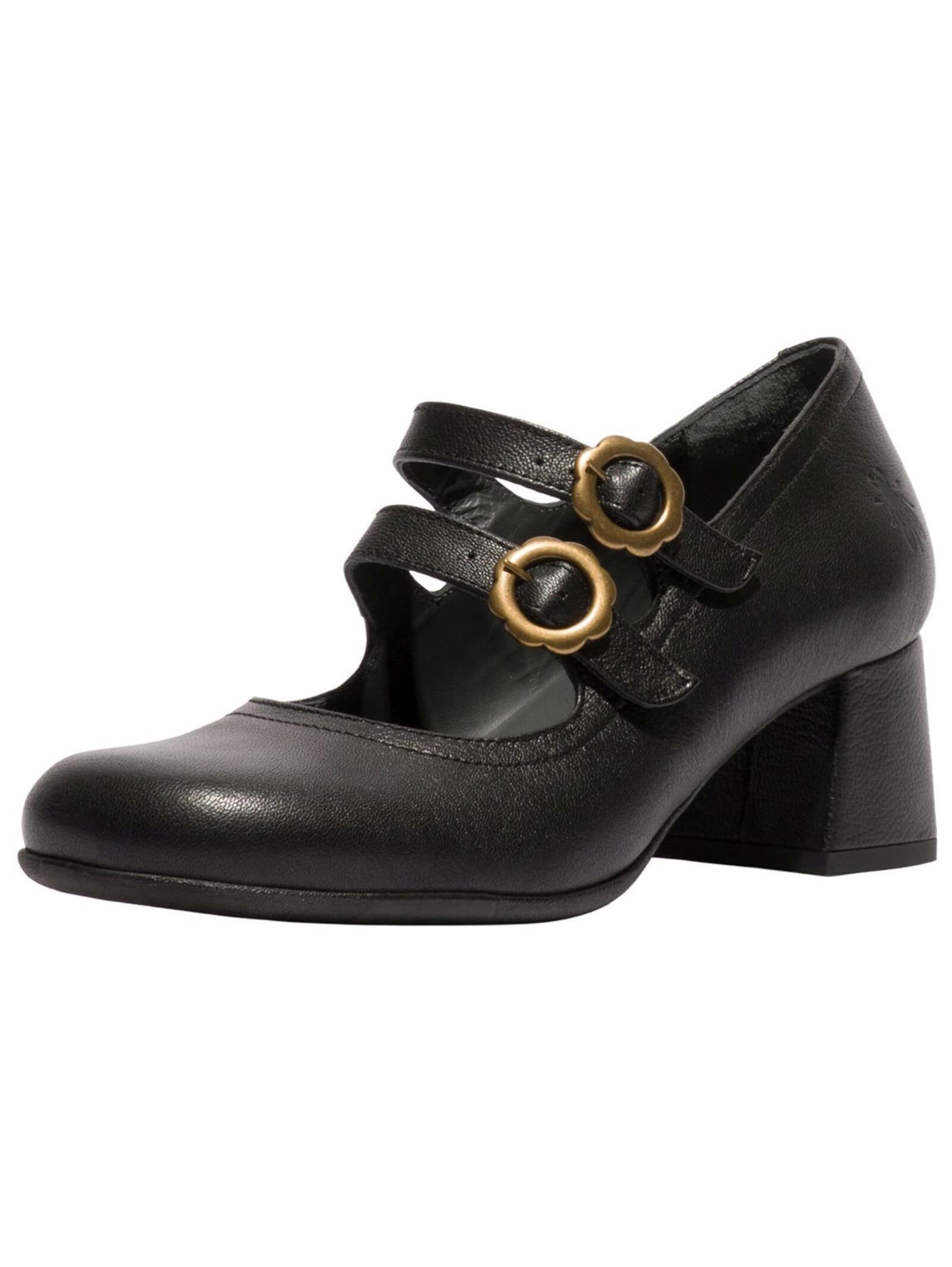 FLY LONDON Pumps in Schwarz: Vorderseite