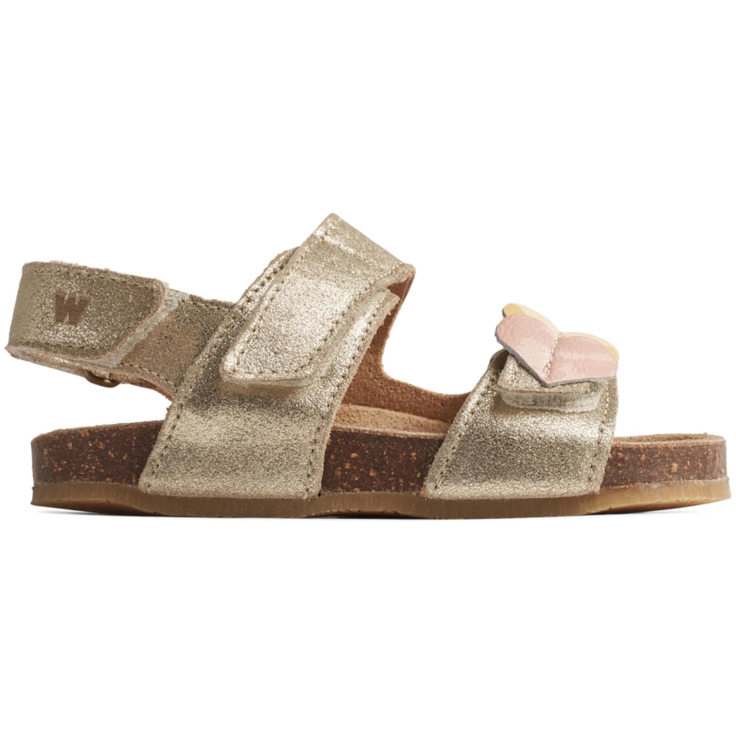 WHEAT Open schoenen in Goud: voorkant