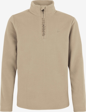 PROTEST Athletic Sweatshirt 'Reperfecty JR' in Brown: front