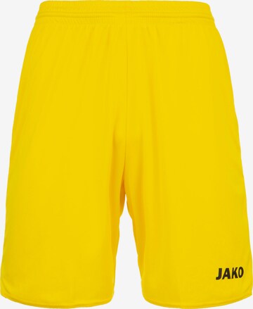 JAKO Regular Sportshorts 'Manchester 2.0' in Gelb: predná strana