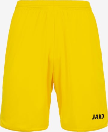 JAKO Regular Workout Pants 'Manchester 2.0' in Yellow: front