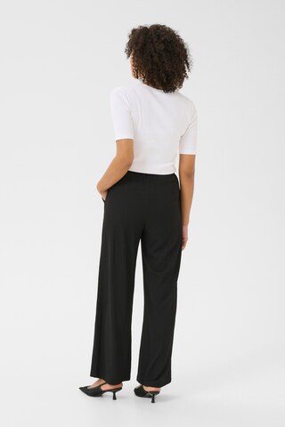 Kaffe Wide leg Pants 'Anika' in Black
