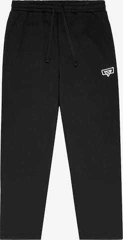 Bucketz Regular Hose in Schwarz: Vorderseite