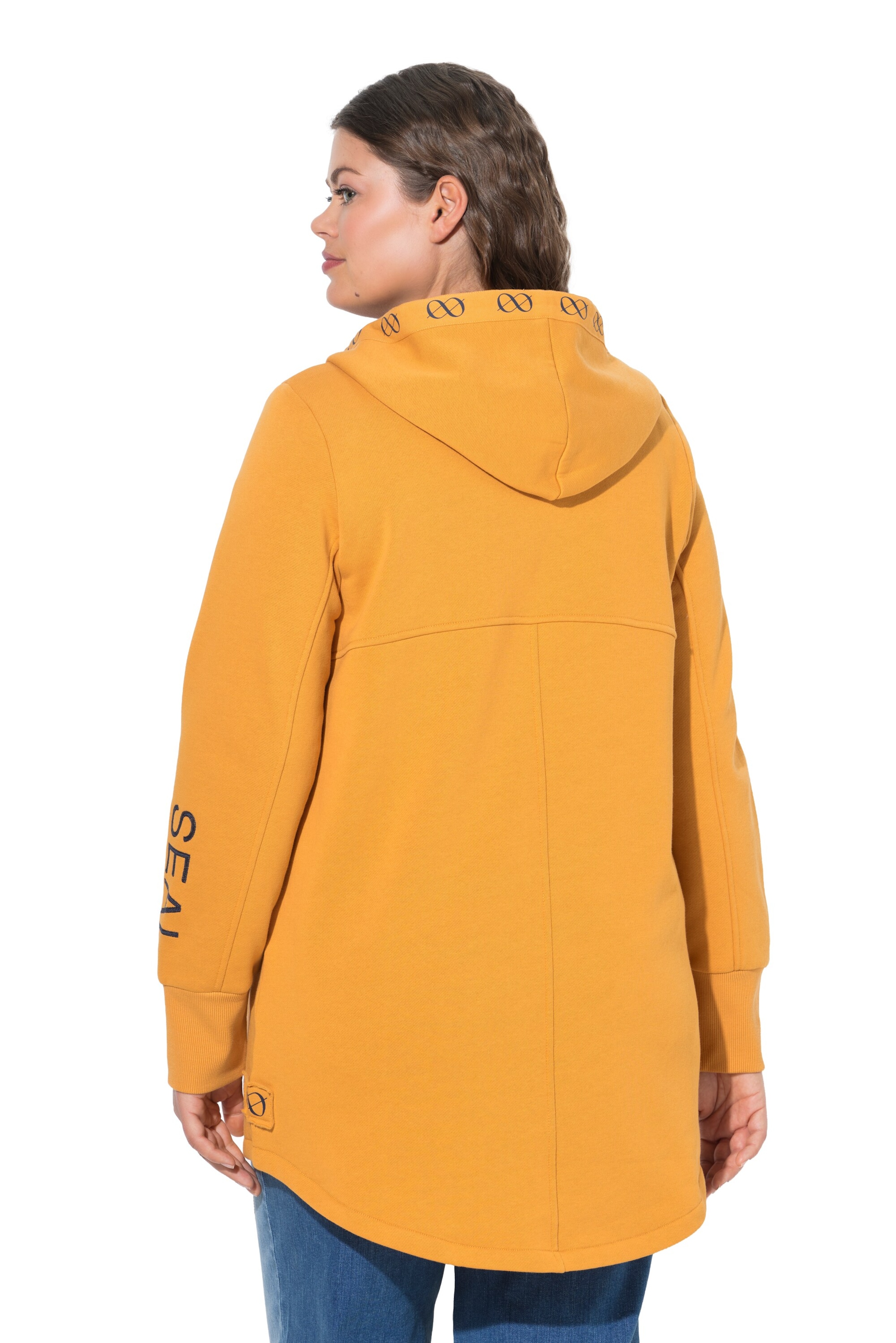 LAURASØN Zip-Up Hoodie in Yellow