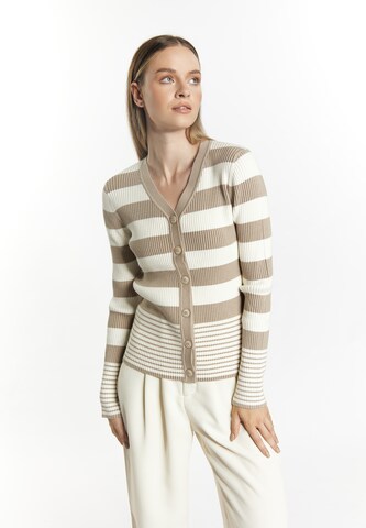 DreiMaster Klassik Strickjacke in Beige: predná strana