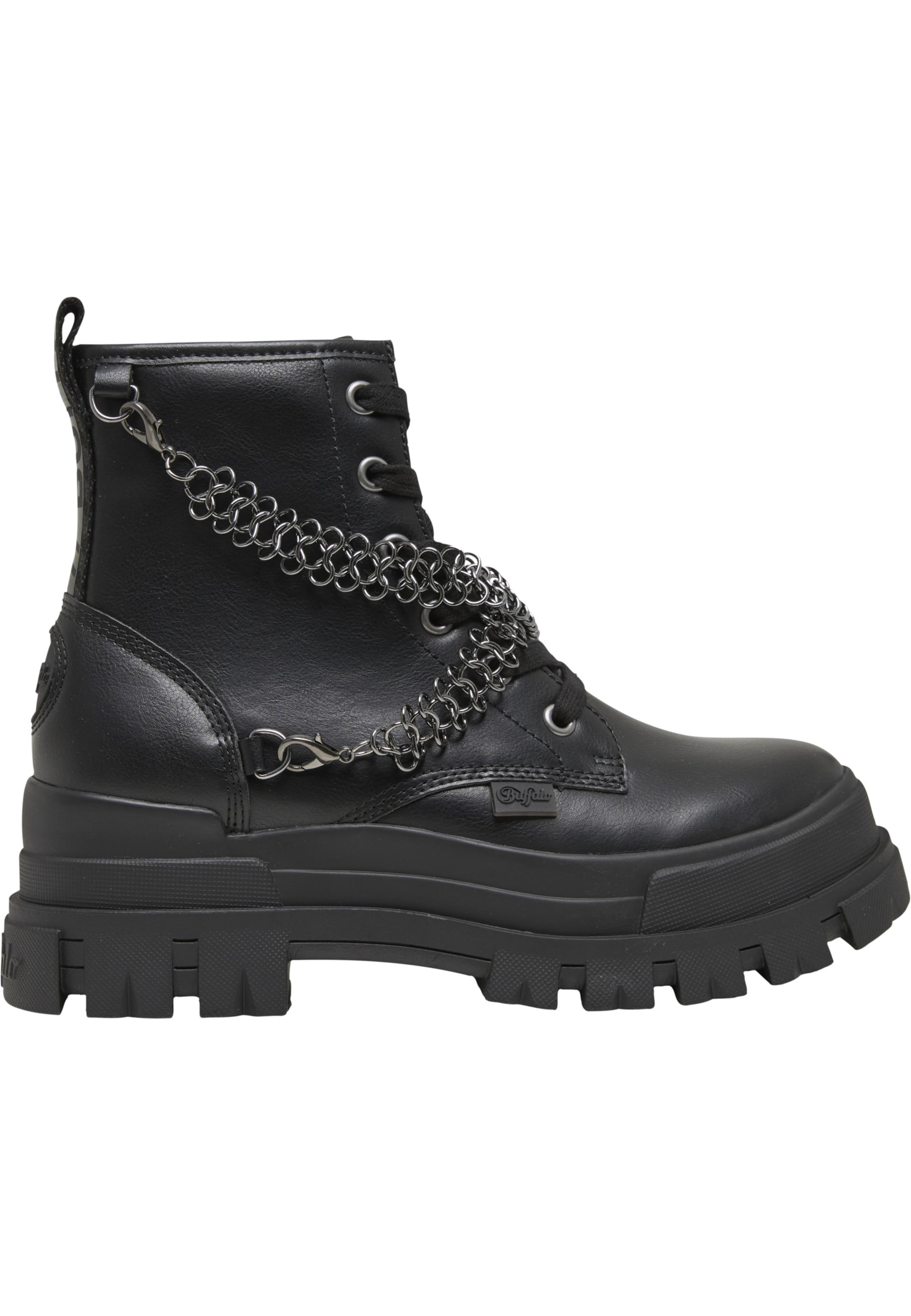 BUFFALO Lace-up bootie 'Asha' in Black: front