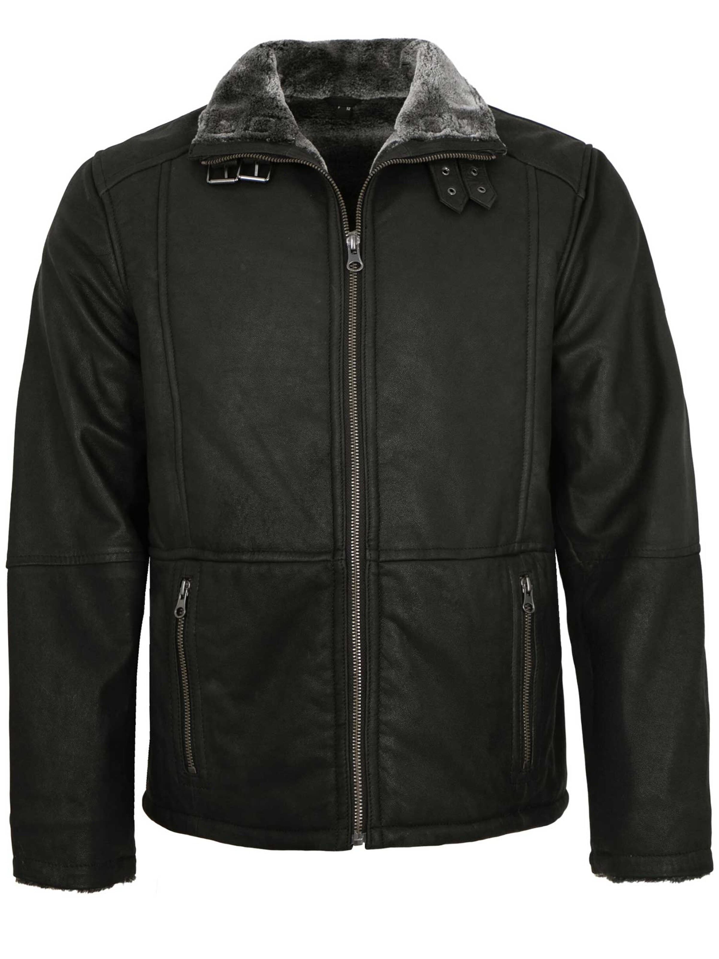 REDPOINT - Chaqueta de entretiempo 'Piere' en negro: frente