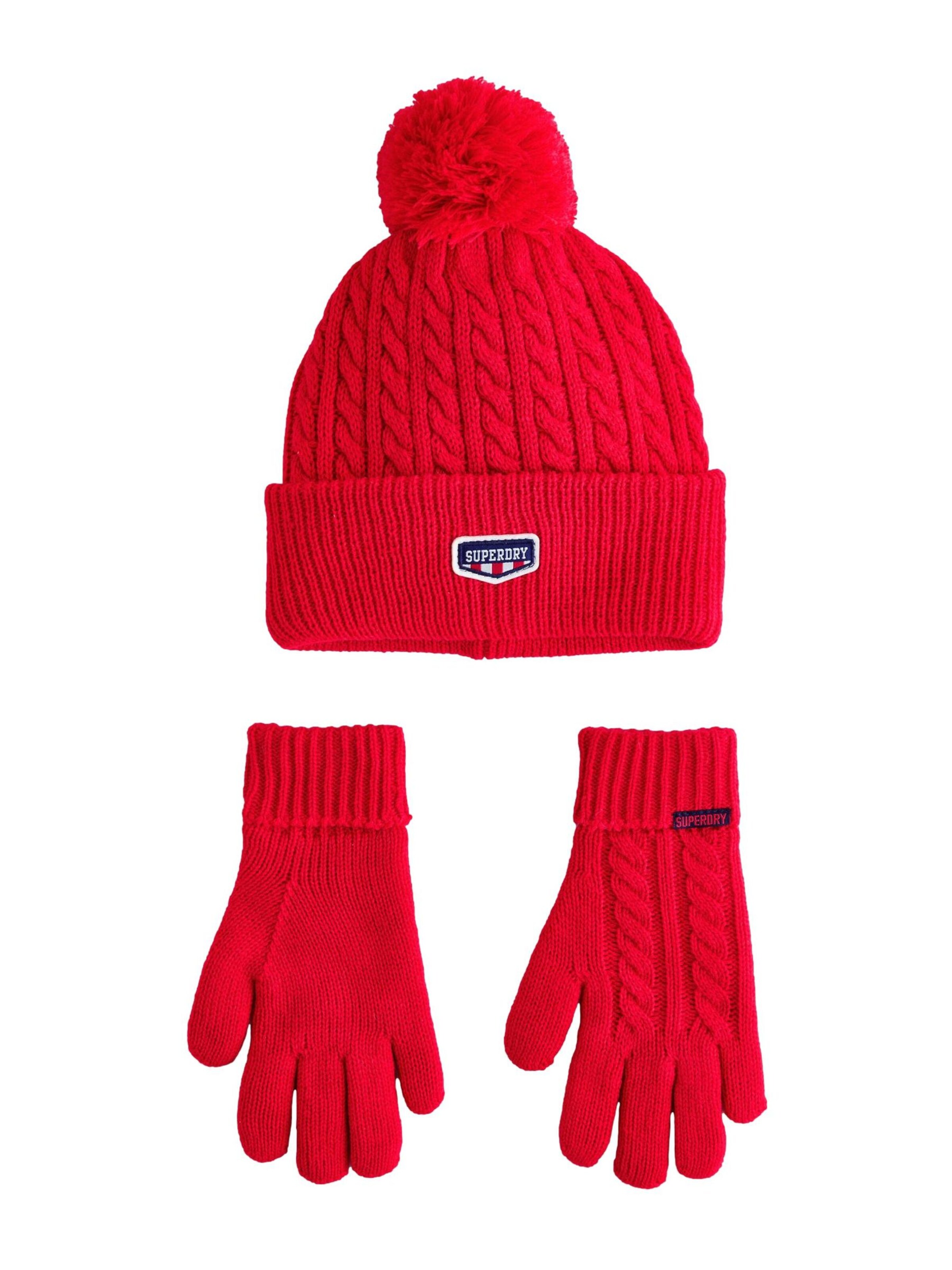 Superdry Set in Rot: Vorderseite