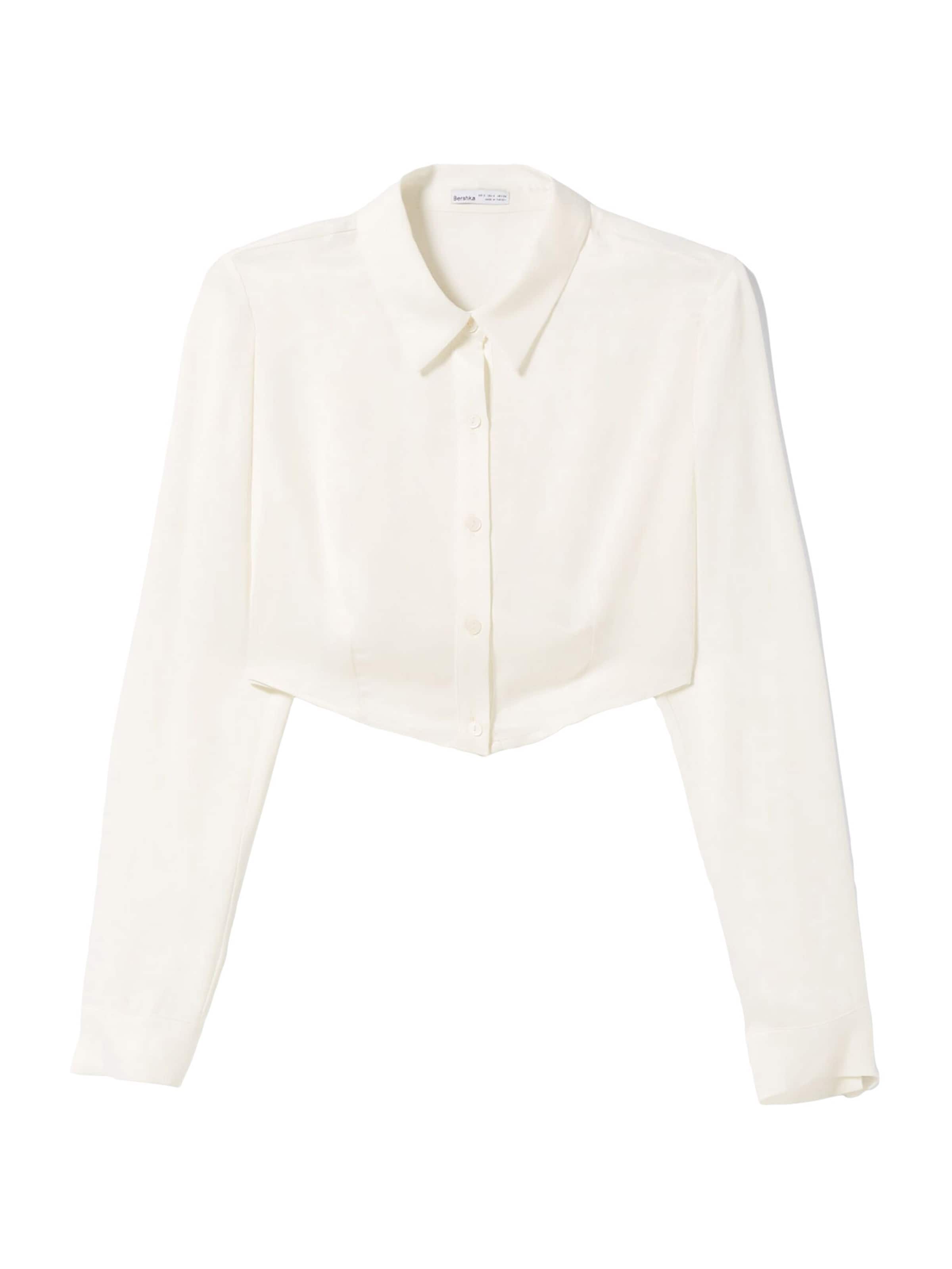 Bershka Bluse in Beige: Vorderseite