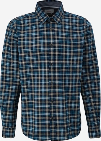 s.Oliver Button Up Shirt in Grey: front