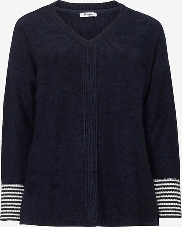SHEEGO Sweater in Blue: front