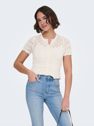 ONLY Neuletakki 'ONLELKE' värissä beige: etupuoli