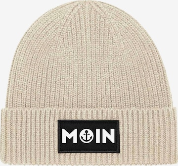 Youth Designz Beanie 'Moin' in Beige: front