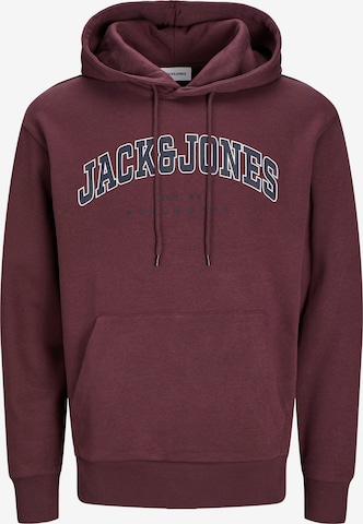 JACK & JONES Свитшот 'JJECaleb' в Красный: спереди