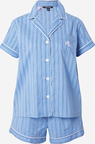 Pyjama Lauren Ralph Lauren en bleu : devant