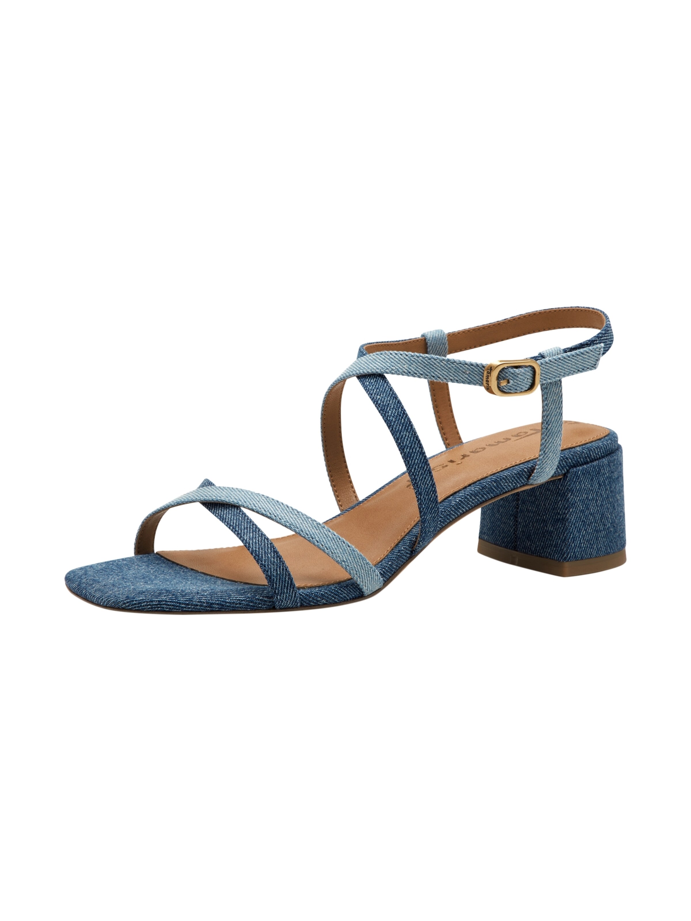 Sandales Tamaris en bleu : devant