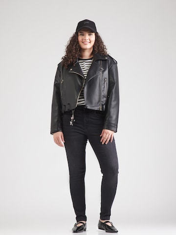 ONLY Carmakoma - Skinny Calças de ganga 'CARAYA' em preto