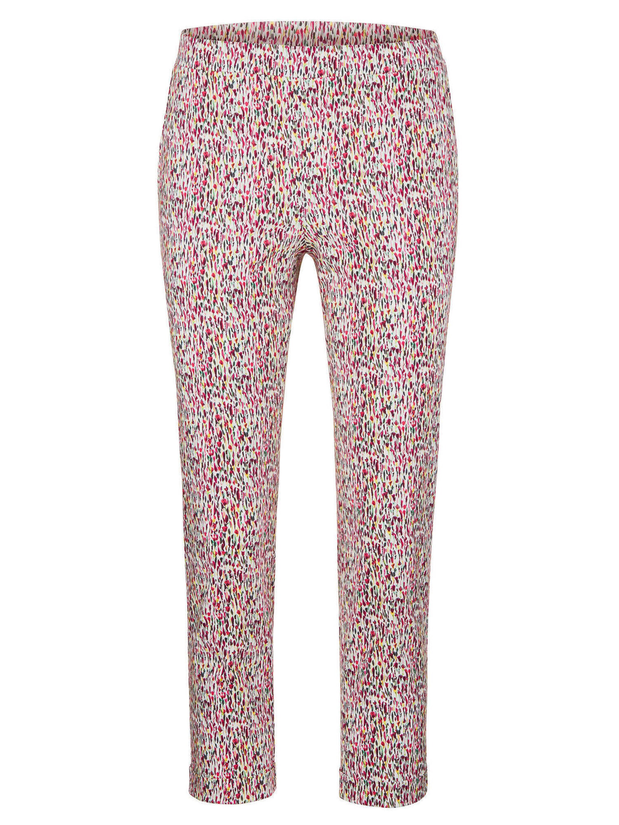 Coupe slim Pantalon 'Louisa' Goldner en mélange de couleurs : devant