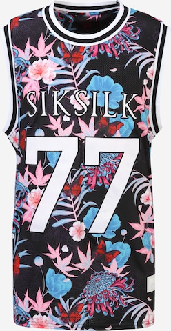 Maglietta 'Steve Aoki' di SikSilk in nero: frontale