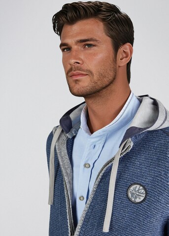 SPIETH & WENSKY Gebreid vest 'Echo' in Blauw