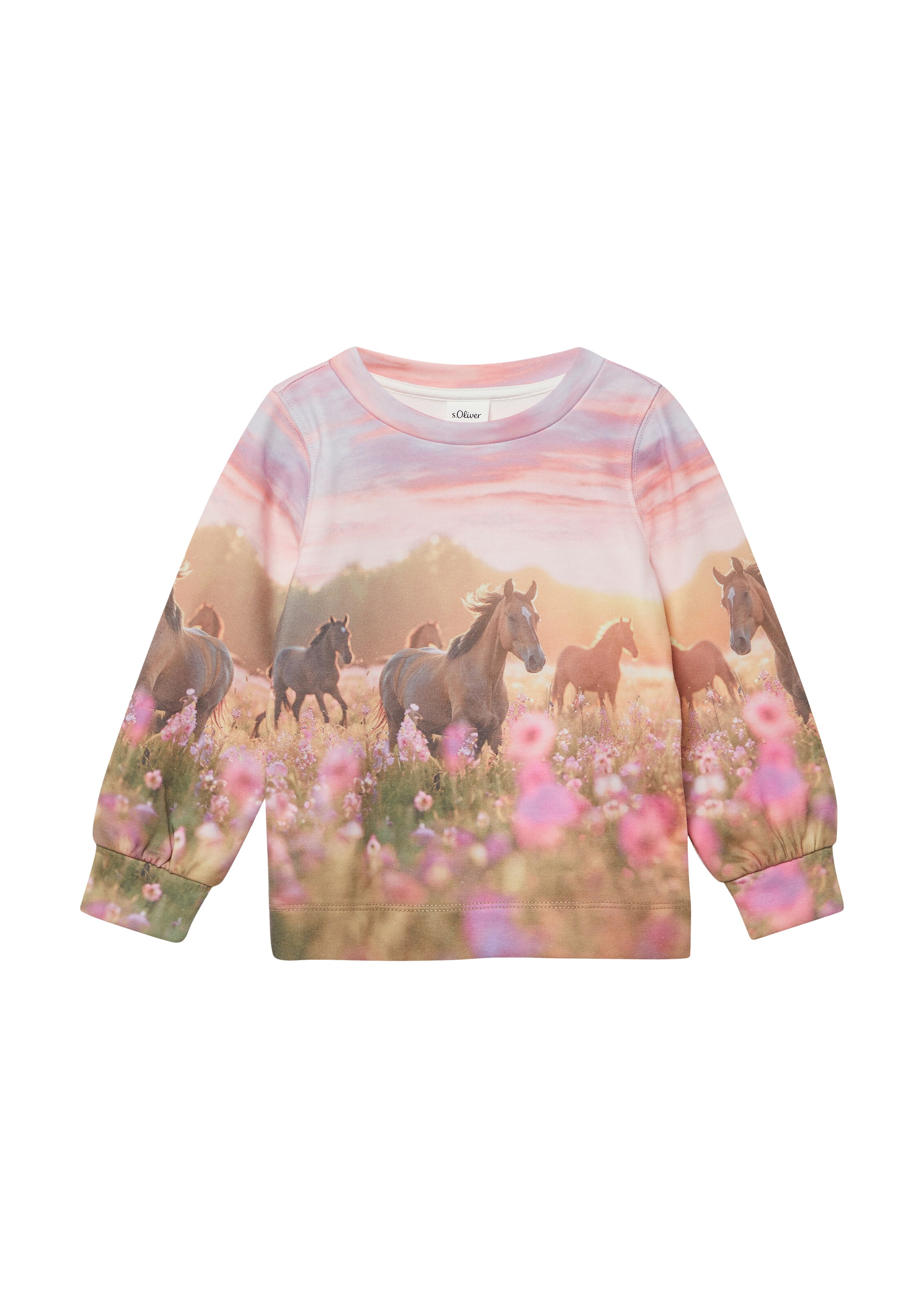 s.Oliver Sweatshirt in Mixed colors: front