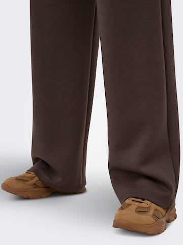 Wide Leg Pantalon 'ONLScarlett' ONLY en marron