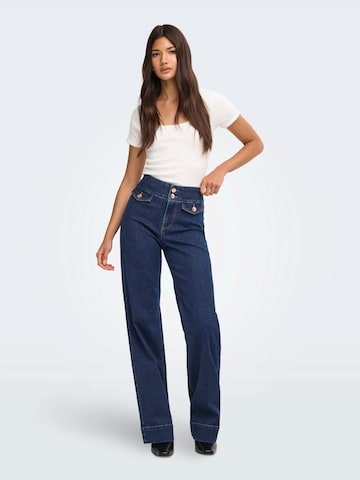 Wide Leg Jean 'ONLJUICY-WAUW' ONLY en bleu