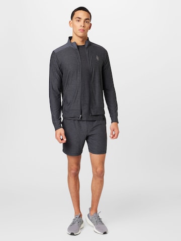 SKECHERS Athletic Zip-Up Hoodie in Grey