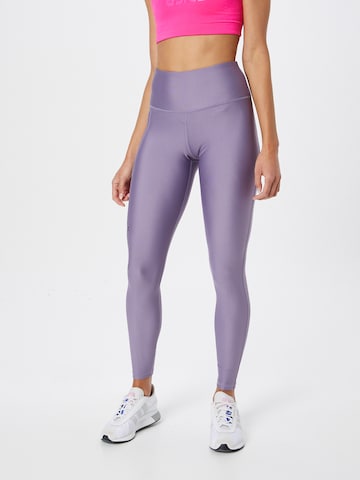 UNDER ARMOUR Skinny Športové nohavice - fialová: predná strana