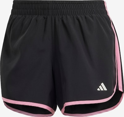 ADIDAS PERFORMANCE Pantalon de sport 'Marathon 20' en rose clair / noir / blanc, Vue avec produit